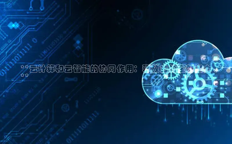 杏鑫平台线路测速赛富乐斯**云计算和云智能的协同作用：释放云的全部潜力
**